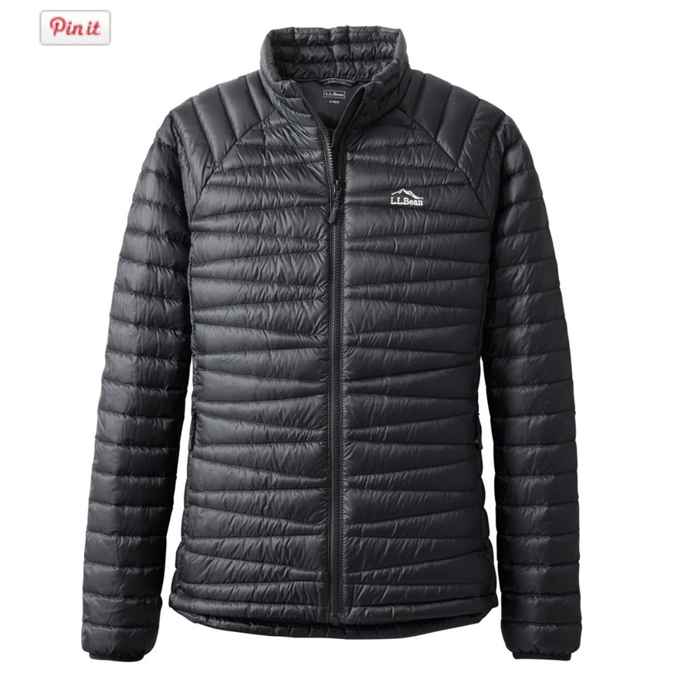 LL Bean Ultralight 850 Down Sweater Jacket Women's Regular in Black Extra Small